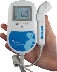 Doppler Fetal Handheld/Doppler Fetal portátil com exposição de FHR Digitas LCD
