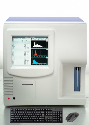 3 - Cor analisador de Hematologia do parâmetro duplo canal totalmente automático de histogramas 20 9.6ul venosa