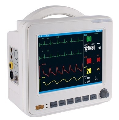 Monitor paciente do multiparâmetro portátil da exposição de TFT de 8,4 polegadas com ECG, RESP, NIBP