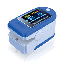 Monitor paciente portátil do oxímetro SPO2 do pulso da ponta do dedo de Digitas da exposição dobro da cor OLED