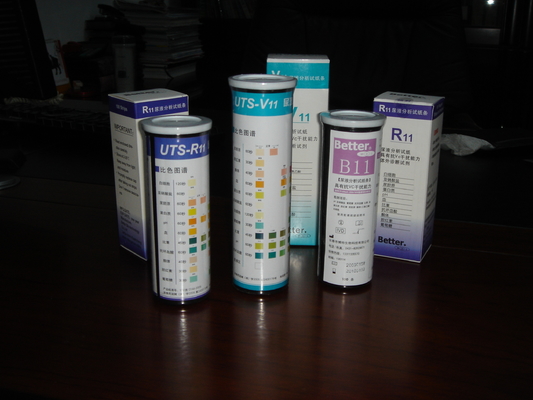 OEM urina teste tiras para teste de leucócitos ascórbico creatinina proteína
