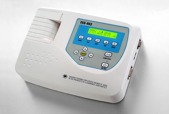 O padrão 12 conduz a máquina 12bit/1000Hz de Digitas ECG com sistema antiderrapante ECG-903