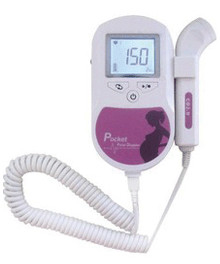 0 inspeçãos doppler Fetal portátil da ponta de prova do luminoso de ~240 BPM para o hospital, a clínica e a casa